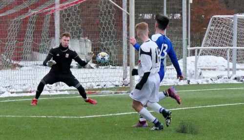 muži A, první přípravné utkání roku 2023, TJ Dvůr Králové n. L. - FK Jaroměř, 21.1.2023, foto: Václav Mlejnek